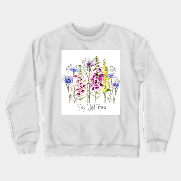 Stay wild forever Crewneck Sweatshirt by Leamini20